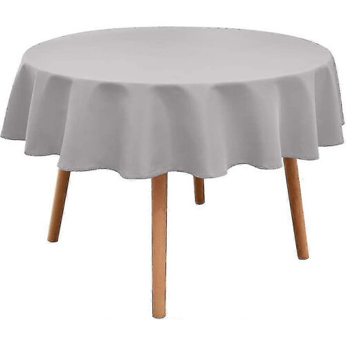 Round tablecloth - Waterproof and wrinkle-free, washable, polyester
