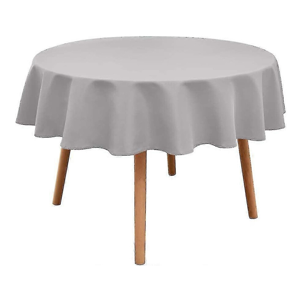 Round tablecloth - Waterproof and wrinkle-free, washable, polyester