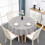 Round tablecloth - Waterproof and wrinkle-free, washable, polyester 2