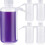 Set of 5 plastic non-drip communion bottles with side straw 1