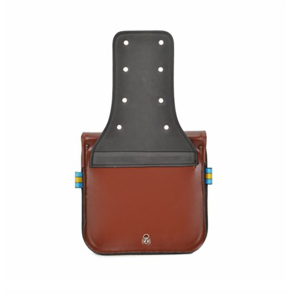Motorcycle Side Pouch Pu Leather Waterproof Saddlebag 25X11x24cm Brown 9471356591312