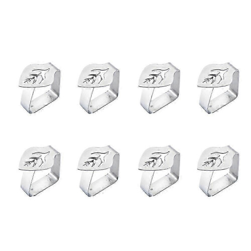 Silver Stainless Steel Windproof Tablecloth Clips