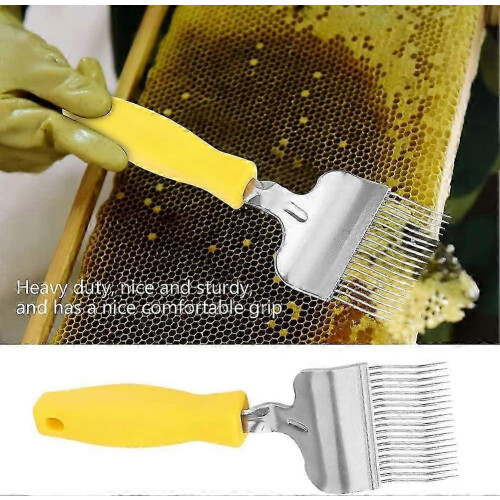 Bee Honey Uncapping Fork, Stainless Steel Beekeeping Tools 1