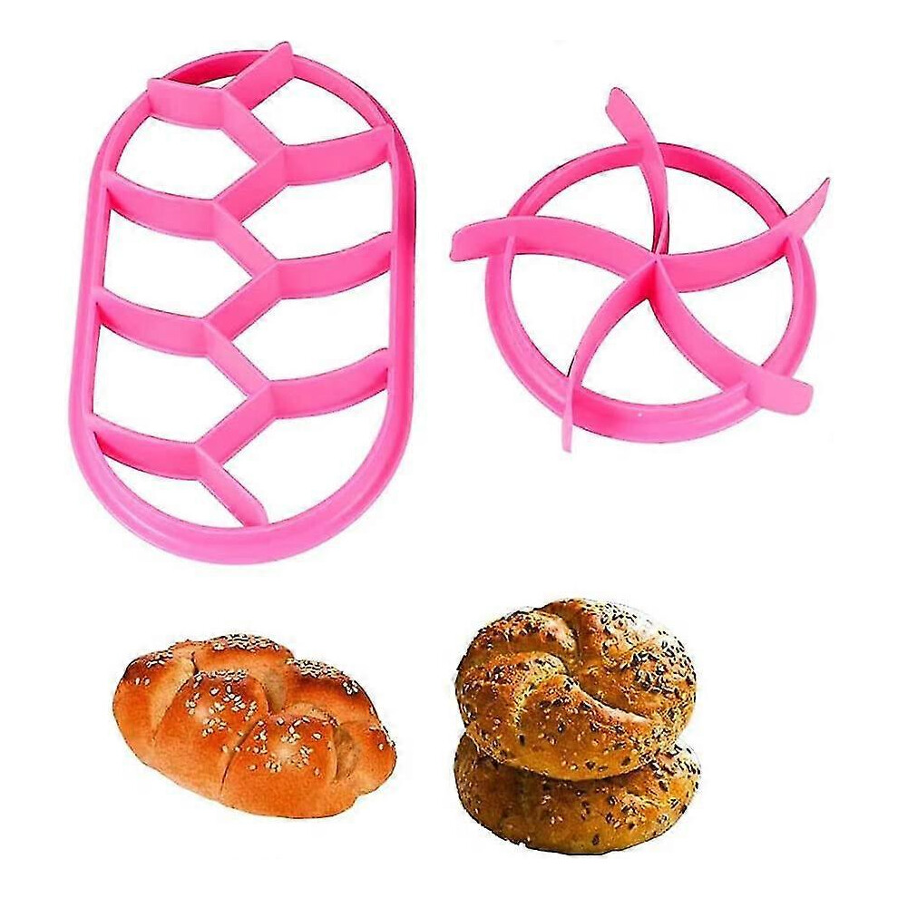 2-Piece Bread Press, Small Loaf, German Style Bread Roll, Plastic Bread Press Mold, Bread Press St