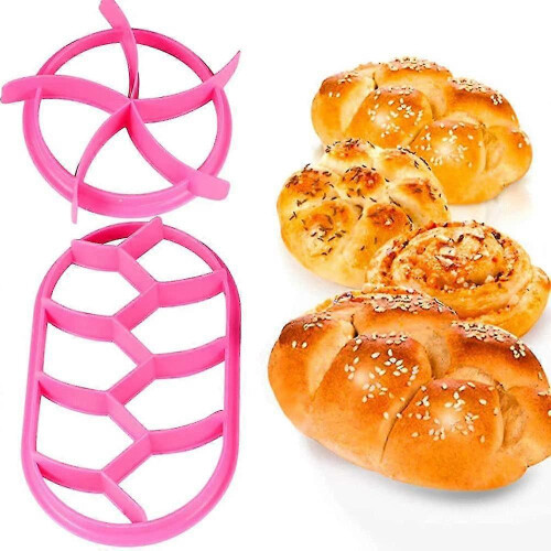 2-Piece Bread Press, Small Loaf, German Style Bread Roll, Plastic Bread Press Mold, Bread Press St 1