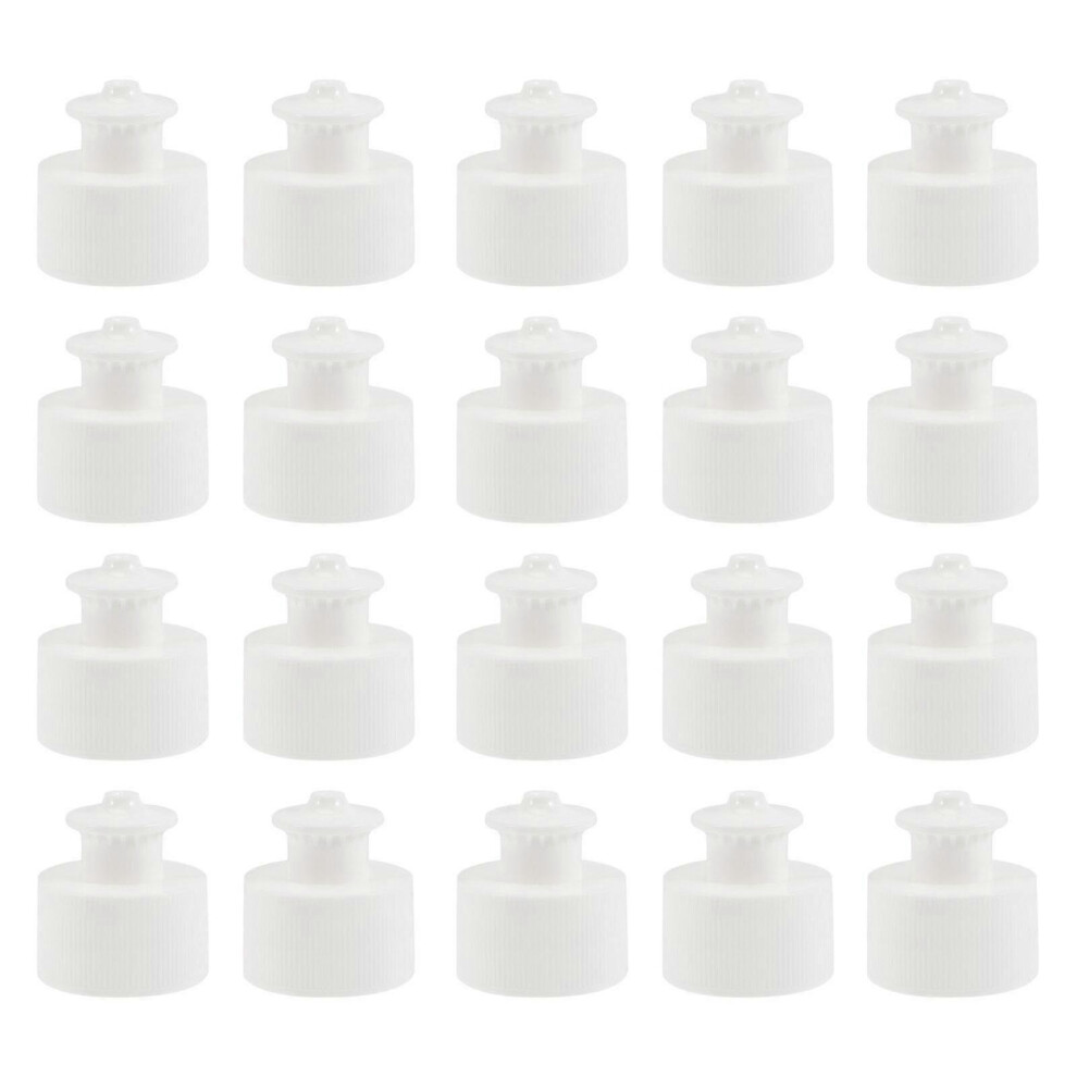 40 Pack Leak Proof Replacement Caps for Reusable Sports Water Bottles