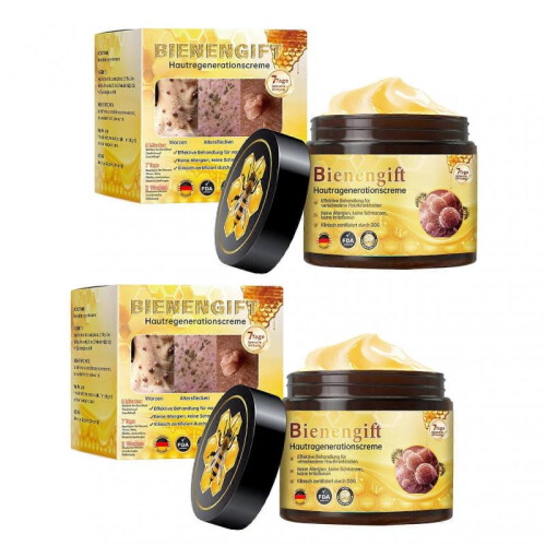 (2pcs)Bee-Venom Cream Fast Effective Wart Removing Cream for Body Face Use
