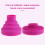 Collapsible Ionic Hair Dryer Diffuser Portable Lightweight Silicone 3