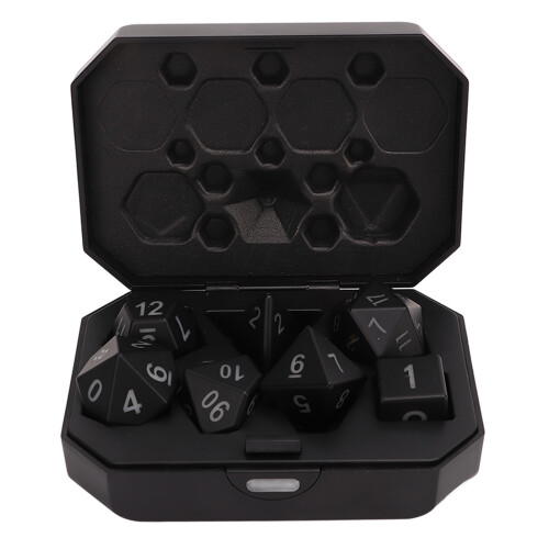 7Pcs Rechargeable LED Light Dice Set - Waterproof & Color Changing