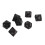 7Pcs Rechargeable LED Light Dice Set - Waterproof & Color Changing 16