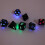 7Pcs Rechargeable LED Light Dice Set - Waterproof & Color Changing 7