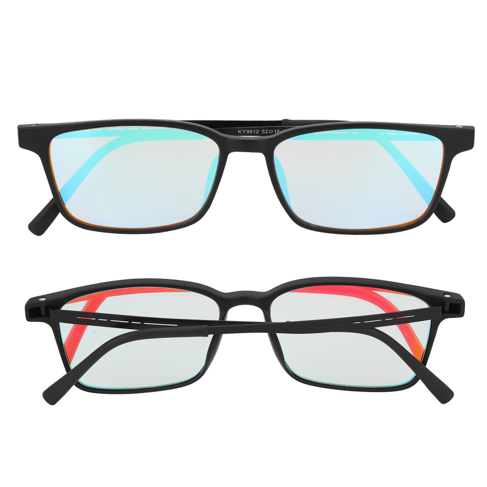Red Green Color Blindness Glasses TR90 Frame Improve Vision, 54mm