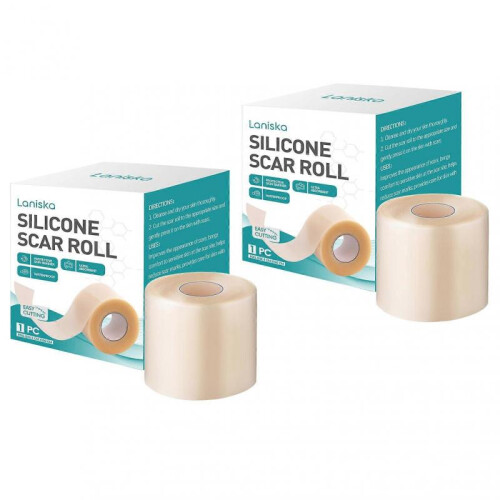 (2pcs) Hydrocolloid Patch Bandages with Self-Adhesive, Advanced Hydrocolloid Healing Technology, for C-Section Softens Flattens Stretch Marks