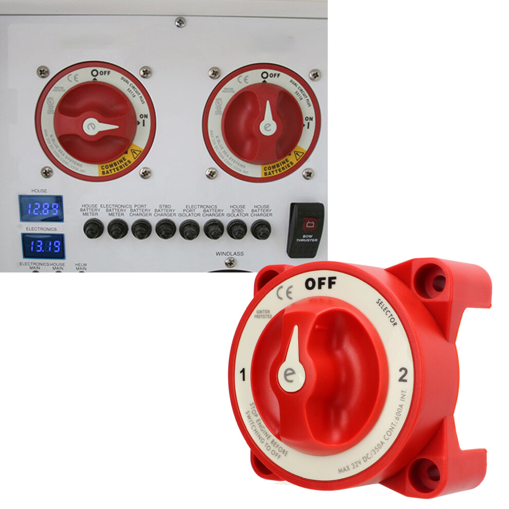 350A 32V Dc Battery Disconnect Switch Marine Rv Boat Isolator Ip66 7901356591958
