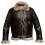 (M)Men's Raf Aviator PU Leather Jacket Coat Bomber B3 Pilot Flying New 4