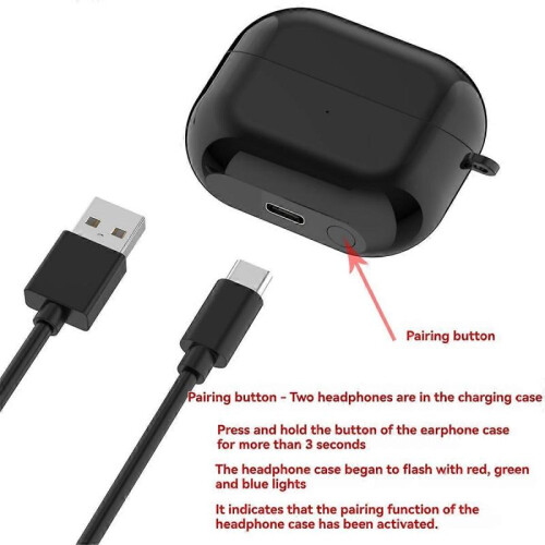 Galaxy Buds3 Pro Wireless Charging Case Headset Charging Compartment Replacement Earphone Charger 2