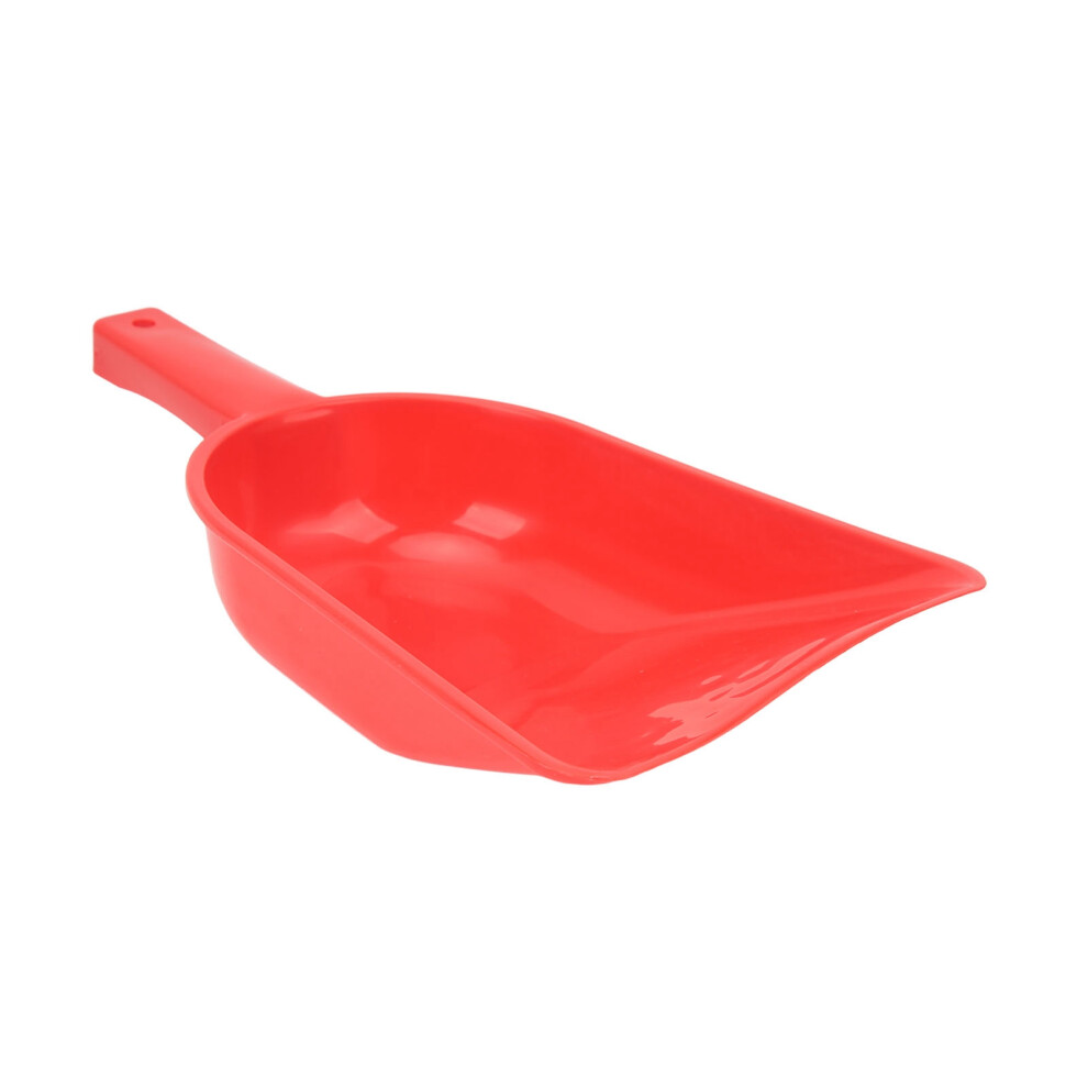 Red Plastic Feed Shovel With Hook, 230X175mm Ice Scoop 4341356593225