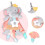 Baby Elephant Snuggle Blanket - Odorless Soft Tactile Teether 35x35cm 10