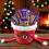 4 Round Christmas Hamper Basket Gift Hamper 19cm 11