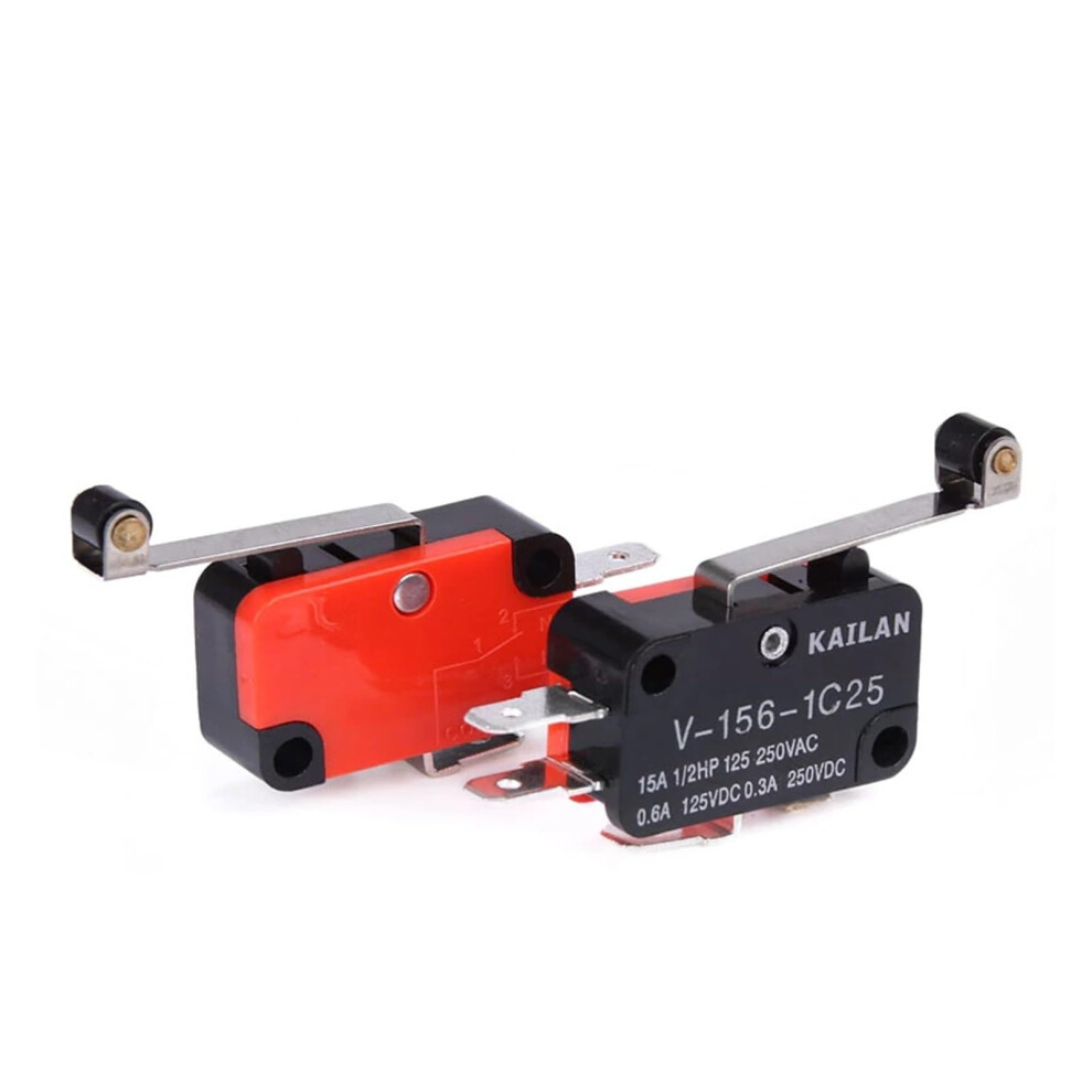 V-156-1C25 15A Push Button Spdt Momentary Snap-Action Travel Limit Switch 9067246417475