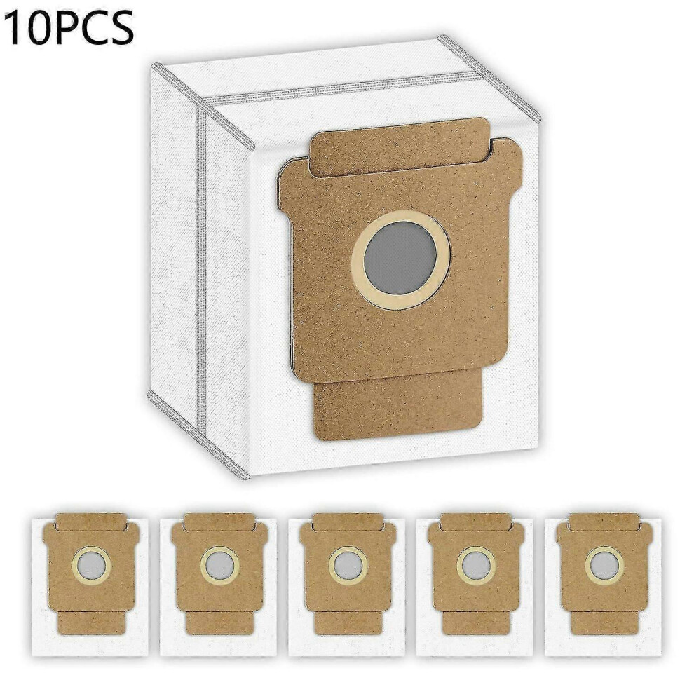 Kikidex (As Show, One Size) 10Pcs Dust Bags For Irobot Roomba 105 Combo 205 Dustcompactor Plus 405 Combo Plus 505 Combo Non Wove