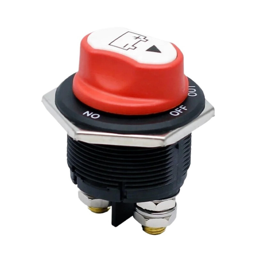 Dc12v 24V 50A 100A 200A 300A Marine Boat Car Rv Battery Disconnect Isolator Cut Off On Off Switch 12V Compatible 100A 1 Pack 9067246417543