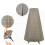 Garden Antidust Protector Shield Stove Grill Cover Rain-Black 5