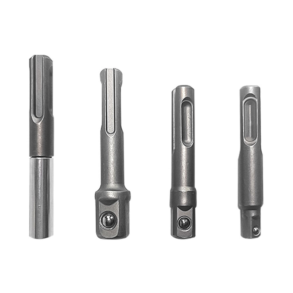 Hexagonal Socket Adapter 4-Piece Set Sturdy Steel Construction For Impact Drill And Handheld Driver 9067246417642