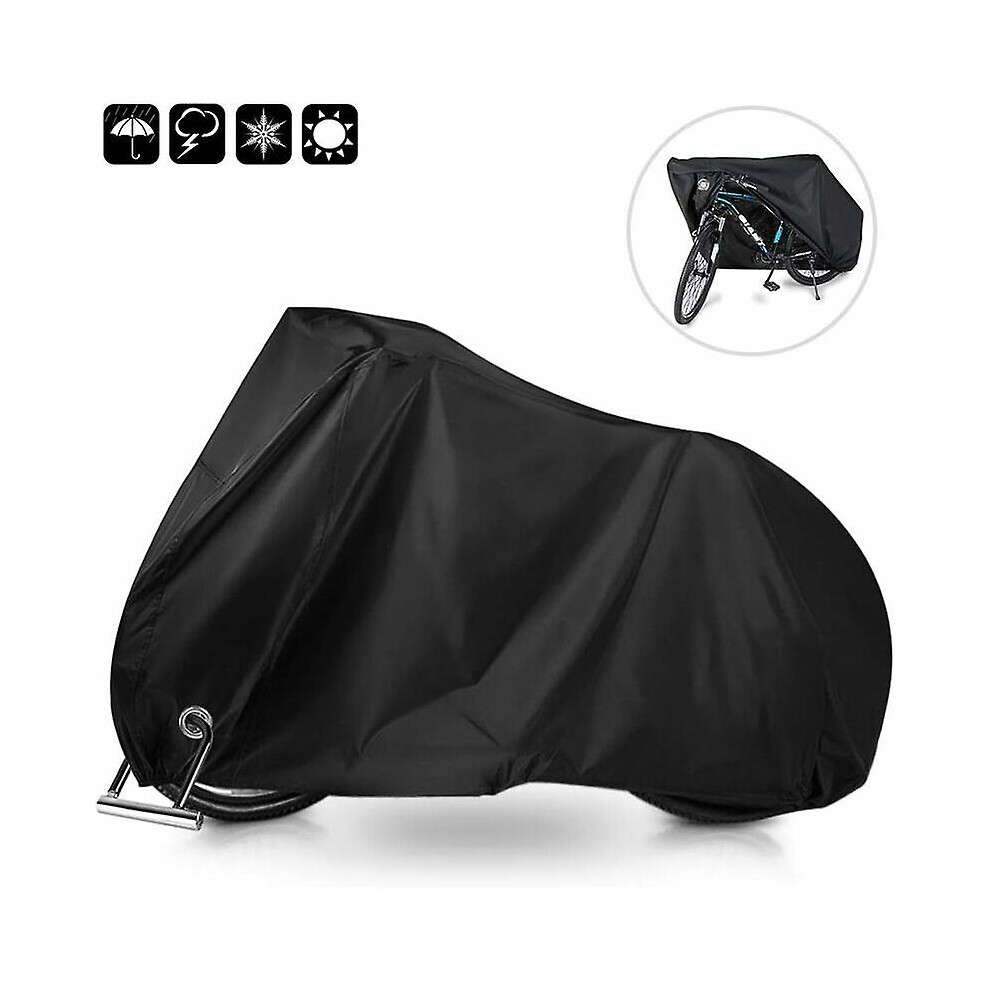 Kikidex (As Show, One Size) Bike Cover, Waterproof Bicycle Protection Cover, Anti-Dust, Uv Protection, Rain Cover For Mtb And Road Bike 200X70x110cm Langray