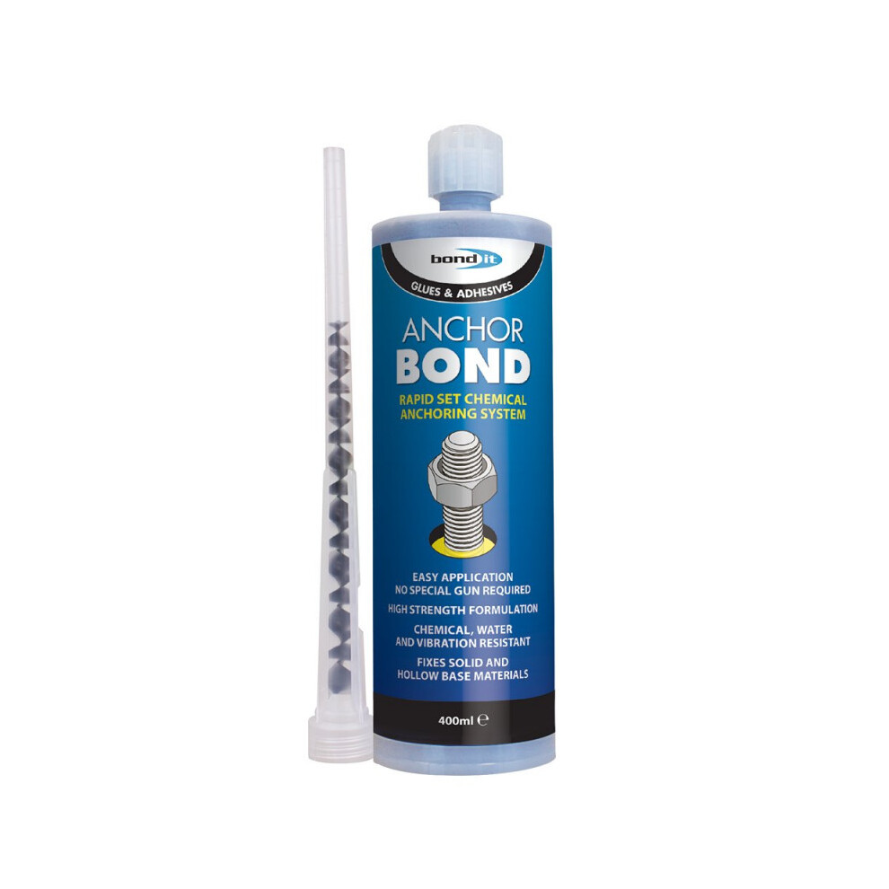 Bond It 400Ml Anchor Bond Adhesive Chemical Polyester Resin Rapid Mortar Anchoring 5061022231921