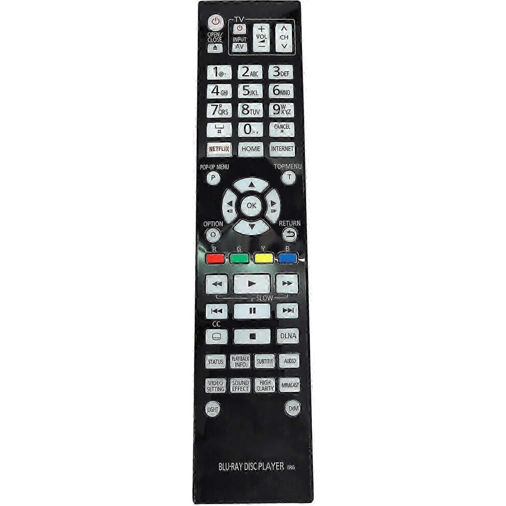 Kikidex (As Show, One Size) N2qaya000131 Remote Control For Panasonic Blu-Ray Disc