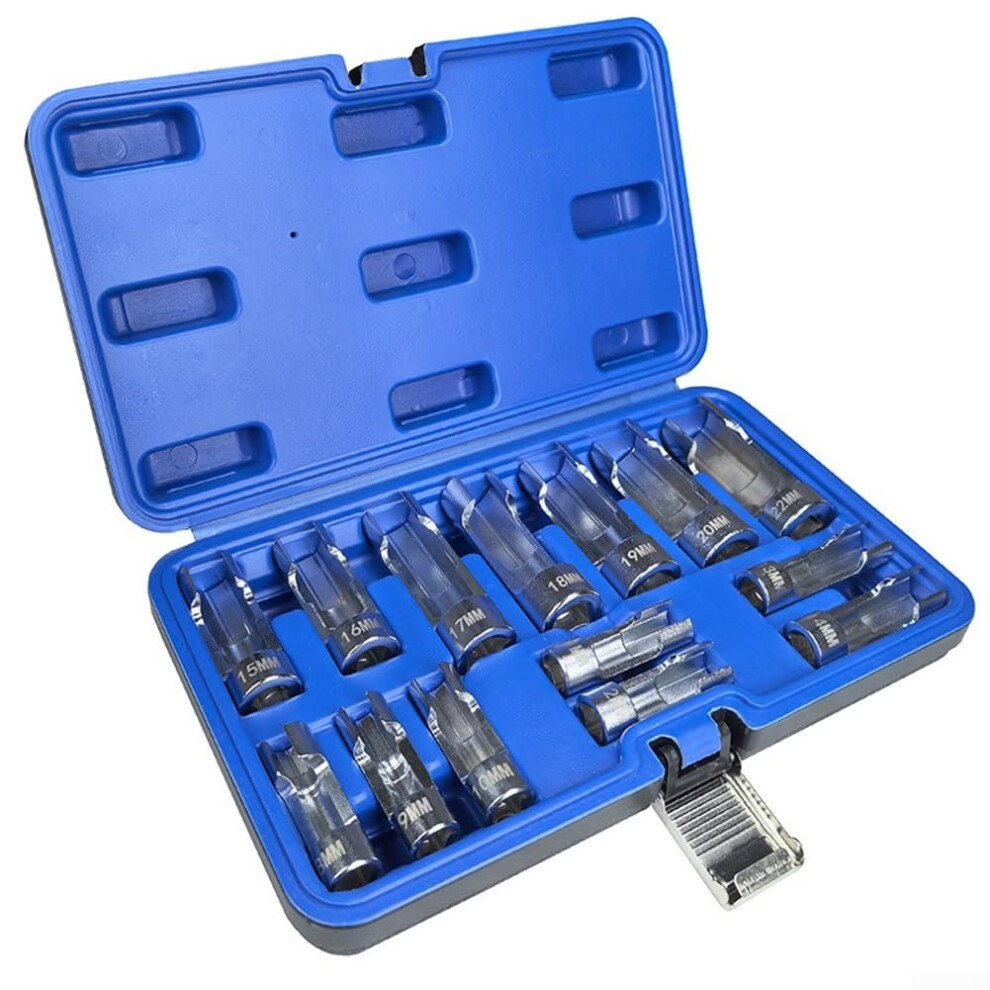 Diesel Injector Socket, Fuel-Line Socket Wrench Set, Enhanced Grip, Vanadium Steel Tools For Fasteners And Bent-Pipes 9067246418144