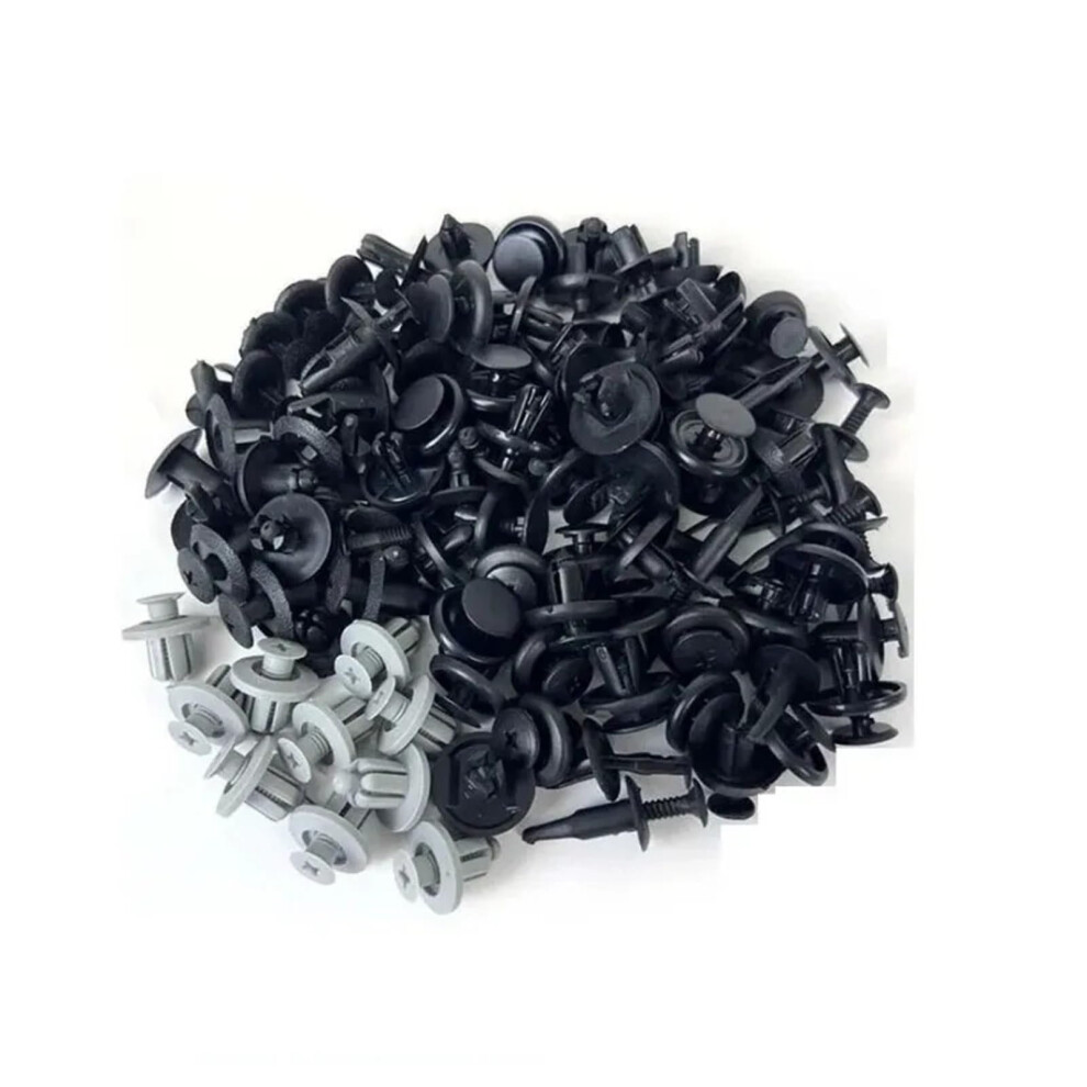 100Pcs Universal Car Card Fastener Expansion Rivet Clips For Hood Trunk Bumper Automotive Fasteners For Multiple Models 9105992802470