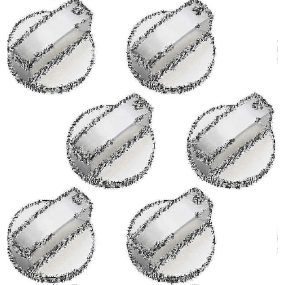 Kikidex (As Show, One Size) 6 Pieces Universal Metal Control Knobs Gas Stove Knob 6Mm Universal Control Knobs Stove Knob For Gas Stove Cooker Oven Hob