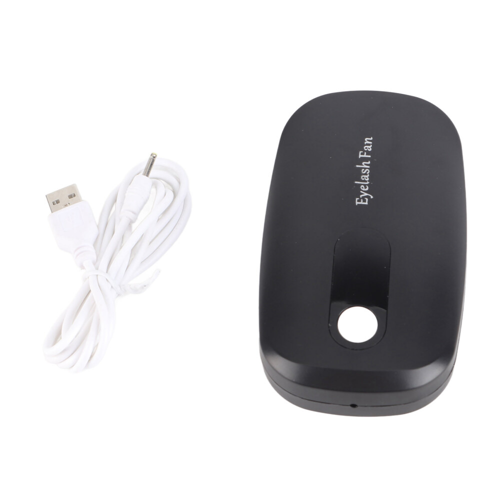 Black (Black) Mini Usb Rechargeable Eyelash Glue Dryer Fan