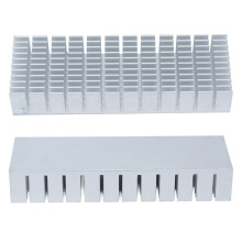 2Pcs Aluminium Kühlkörper Kühler Modul Schlitz