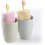 Set of 4 plastic bathroom cups 3