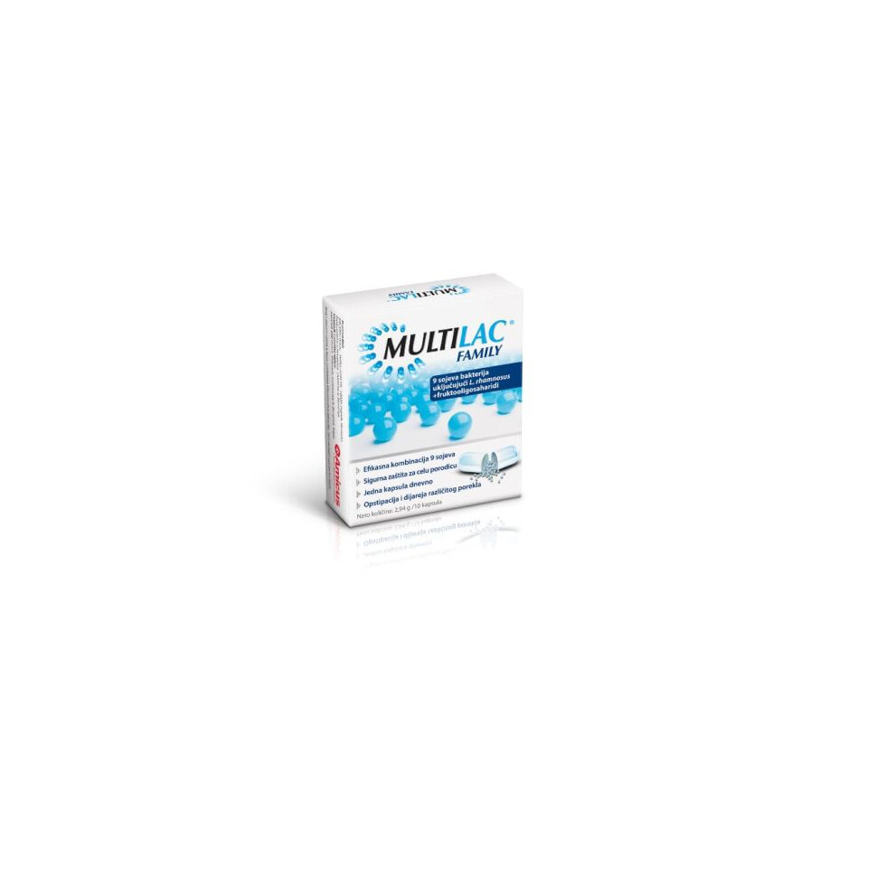 Alpha-Herb Multilac Family Probiotic 10 Capsules