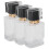(Black) Boccetta Profumo Vetro 50ml con Spruzzatore Rosa 2