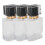 (Black) Boccetta Profumo Vetro 50ml con Spruzzatore Rosa 3