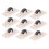 20Pcs Mini Selbstklebende Caster Räder Nicht 8