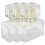 (Gold) 3pcs Glass Empty Perfume Bottle Refillable Spray Dispenser Gold 4
