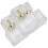 (Gold) 3pcs Glass Empty Perfume Bottle Refillable Spray Dispenser Gold 2