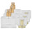 (Gold) 3pcs Glass Empty Perfume Bottle Refillable Spray Dispenser Gold 5