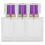 (Purple) 50ml Glass Perfume Bottle Refillable Atomizer Makeup Container Green 1