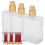 (Red) 50ml Glass Perfume Bottle Refillable Atomizer Makeup Container Green 5