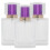 (Purple) 50ml Glass Perfume Bottle Refillable Atomizer Makeup Container Green 2