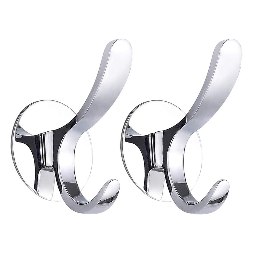 Adhesive Hook Stainless Steel Coat Rack Adhesive Coat Hook Bathrobe Towel Wall Mounted Polished Self 9183899237083