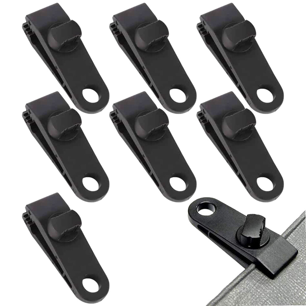 Pack Of 8 Tarpaulin Clip Tent Clip, Tarp Clip Tent Clip, Favson Awning Clamp Tent Set Crocodile Mout 9183899238776