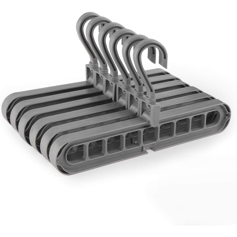 Hanger Organizer 6Pcs Magic Hanger, 360 Swivel Hook For Closet There Are 9 Holes, Magic Wardrobe, C 9183899239407